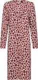 Pastunette Premium Nachthemd Satin Wild Modal Bordeaux/Creme Maat 36