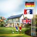 Aluminium mât de drapeau 650cm incl drapeau Allemagne