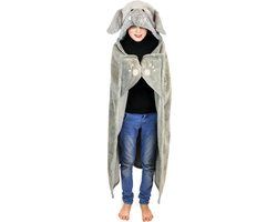 4KidsOnly Noxxiez Knuffeldeken Olifant Grijs