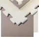 Omnideal GmbH & Co.KG Tapis de fitness épaisseur 2,5 cm - Set 4 dalles 90x90 cm mousse EVA système d'emboîtement - Protection de sol pour home gym - Tapis puzzle d'entraînement absorbant les chocs confort musculation marron