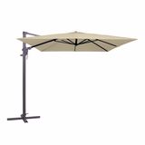 MADISON Zweefparasol Monaco Flex III 300x300 cm Polyester Ecru