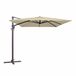 MADISON Zweefparasol Monaco Flex III 300x300 cm Polyester Ecru