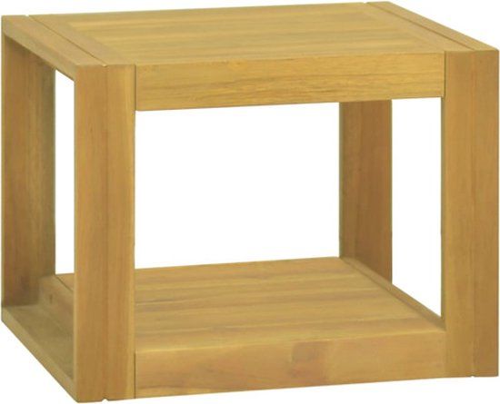 vidaXL Badkamerwandkast 45x45x35 cm Massief Teakhout