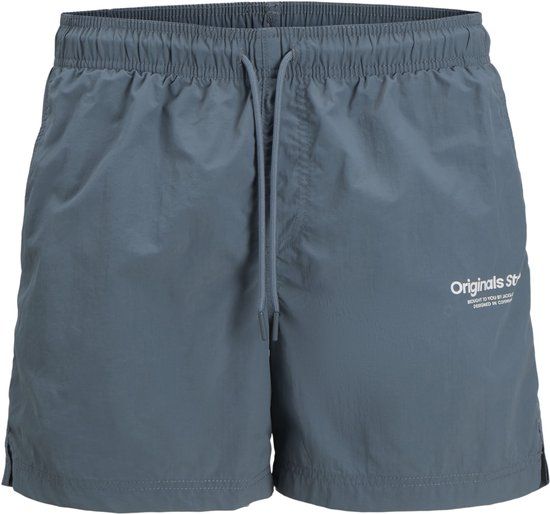 JACK & JONES PLUS SIZE JACK&JONES JPSTNAXOS JJSWIM SHORTS VESTERBRO SN PLS Zwemshort Heren Stormy Weather Effen Regular Fit Polyester
