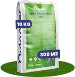Organifer Verticuteer Mix (10kg, 300m2) - Gazon Renovatie - Gazonmeststof - Graszaad Herstel - Meststof - Herstelgazon - Bodemverbeteraar - Organifer