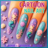 CARTOON NAIL ART: 50 Adorable Cartoon-Inspired Nail Designs