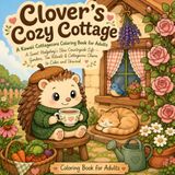 Clover's Cozy Cottage: A Cozy Kawaii Coloring Journey for Adults