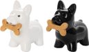 Fisura Dogs Salt and Pepper Shaker Wit Keramiek