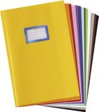 Herlitz plastichoezen A4, gegolfd (sisal), pp, geel