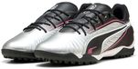 Puma King Match Tt+mid Chaussures de football Mi-montantes Argent EU 34 Enfants