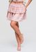 OMBRE Jupe - Coton - Rayé - Jupe Rose M/L