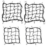 Omgoods - Jeu de 4 filets à bagages élastiques avec crochets