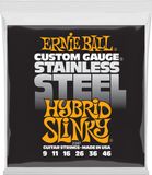 Ernie Ball Slinky Stainless Steel - Hybrid Slinky - 09-46 - Elektrische Gitaar