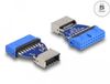Delock USB 3.2 Gen 1 Adapter Pin Header female to internal Key A female