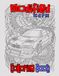 Tuned Cars Coloring Book: Muscle, JDM & Retro Sports Cars – Detailed Illustrations for Adults & Teens