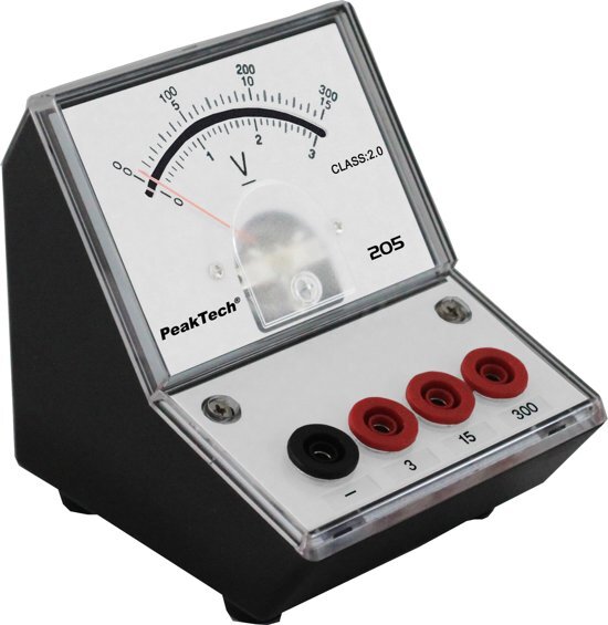 Peaktech 205-07 Analog Instrument - 0...3V/15V/300V DC