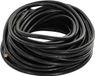 vidaXL Leren koord 1 zwart ø4 mm x 10 m leer