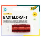 folia 79220 - koperdraad rood, 1 spoel 0,3 mm x 80 m
