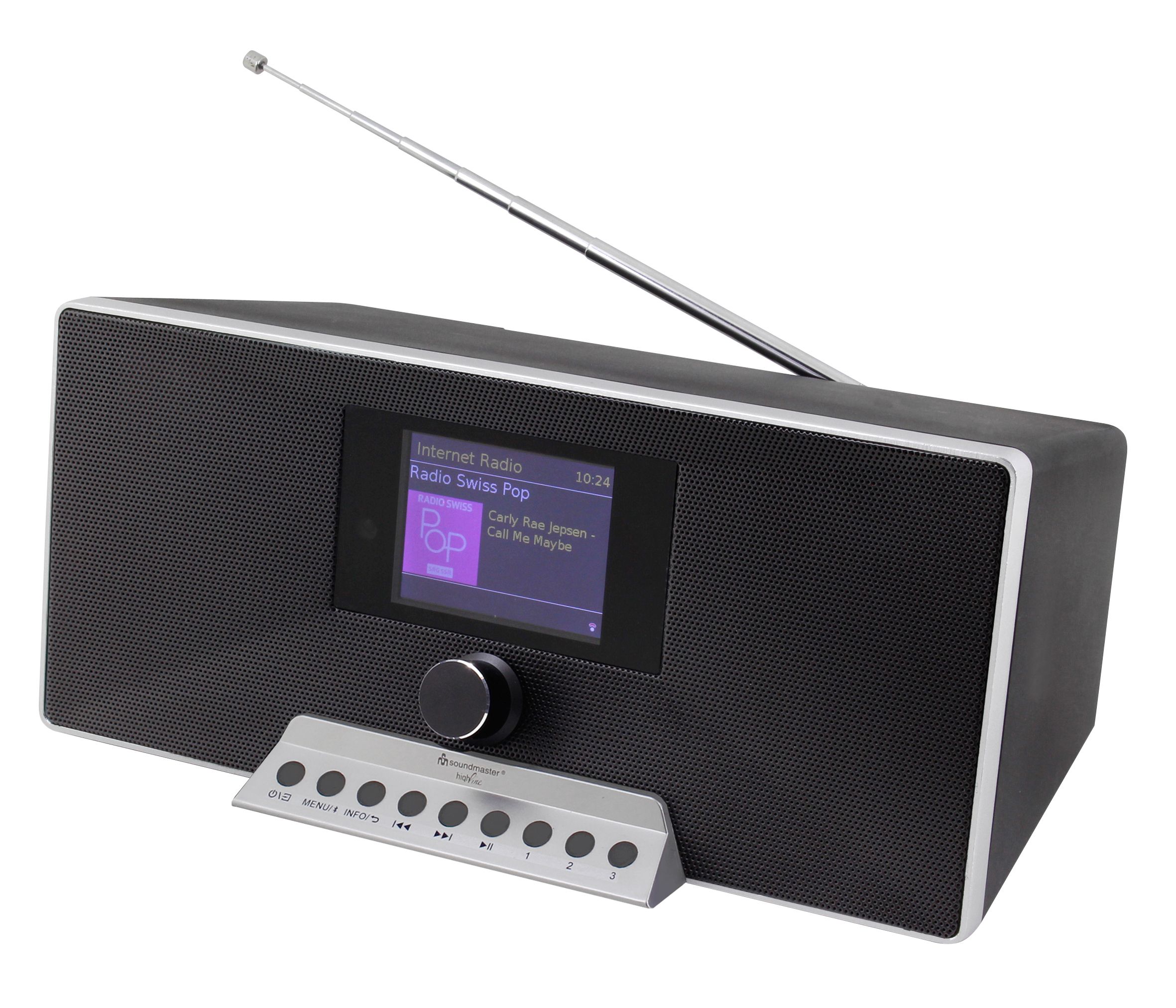 Soundmaster IR3500SW - Draagbare DAB+, FM & Internet Radio - Zwart