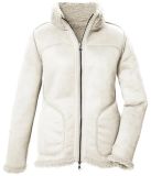 Killtec Damesjas GW 62 Crème Imitatie Suede Fleece Maat 44