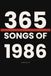 365 SONGS OF 1986