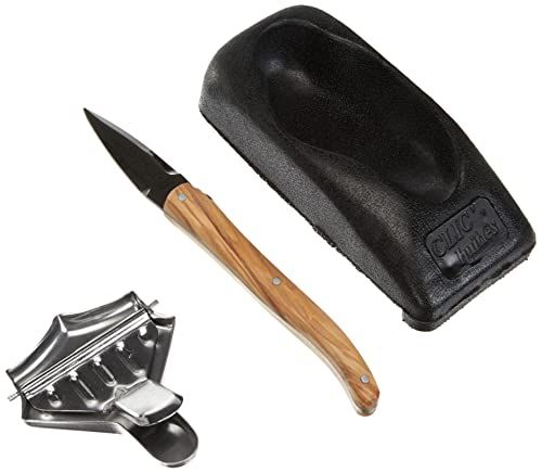 Claude Dozorme Laguiole oesterset olijfhout