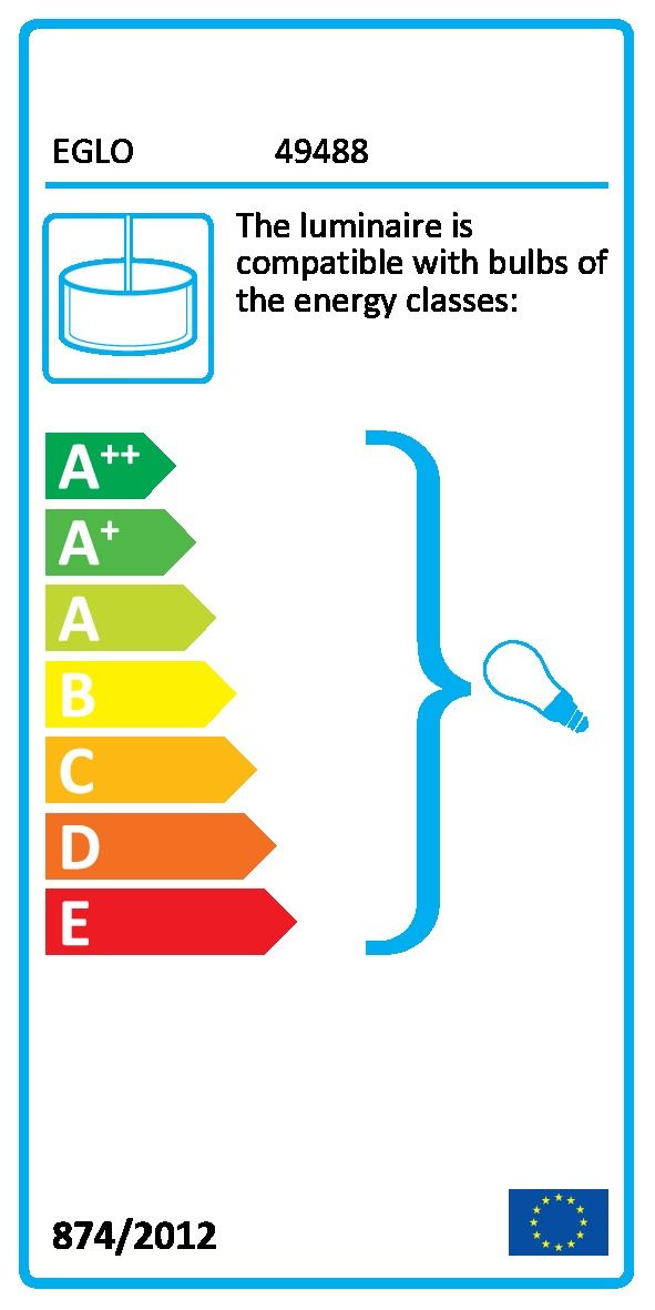 EGLO Carlton 2 Hanglamp - Staal - E27 - 110 cm - 49488