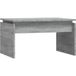 Sonoma Table Basse Table De Salon Table De Café Gris 68x50x38 cm Bois d'Ingénierie