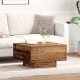 vidaXL Salontafel Oud Hout 55 x 55 x 31 cm