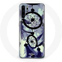 Maniacase Hoesjes voor Huawei P30 pro Dream Catcher in grijs en zwart