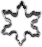 Städter Uitsteker RVS - sneeuwvlok / ijskristal - 4cm