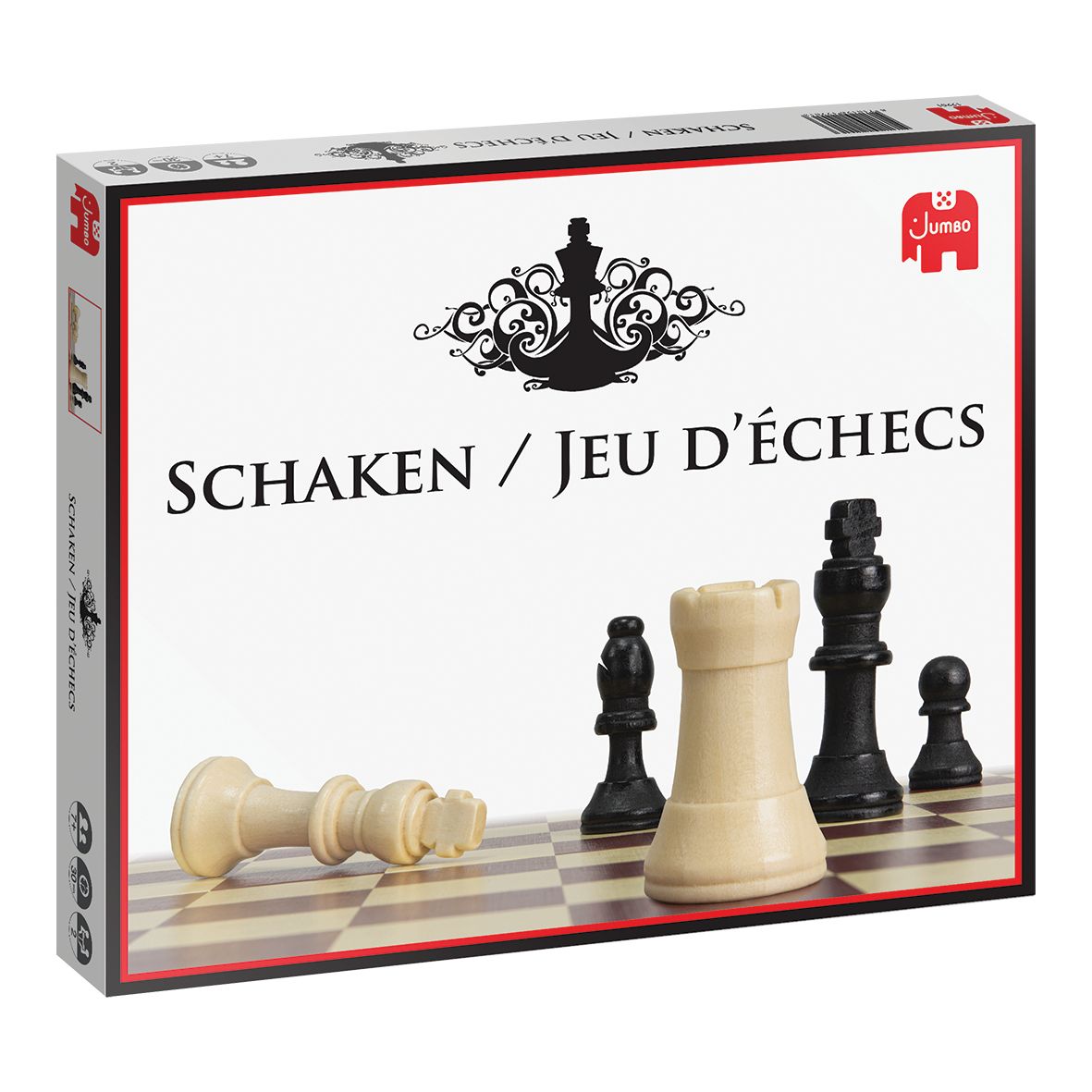 Jumbo Schaakspel - Schaakbord - Houten Schaakset