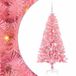 vidaXL Sapin de Noël Rose 150 cm PVC