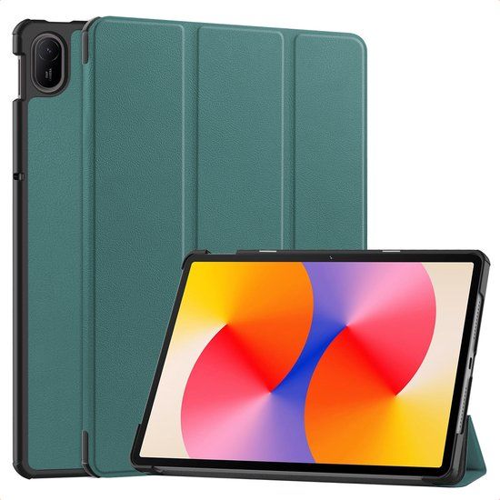 imoshion Tablet Hoes - Geschikt voor Huawei Matepad SE - Trifold Bookcase - Donkergroen