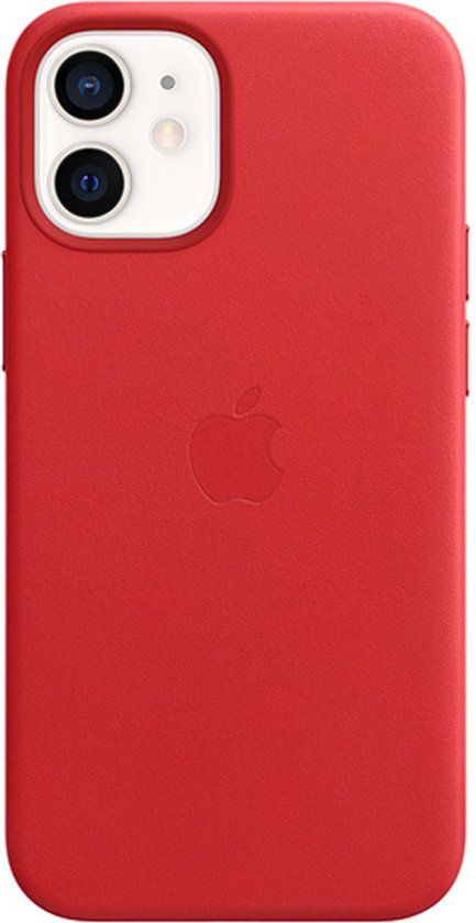 Apple Leren hoesje MagSafe iPhone 12 Mini Scarlet