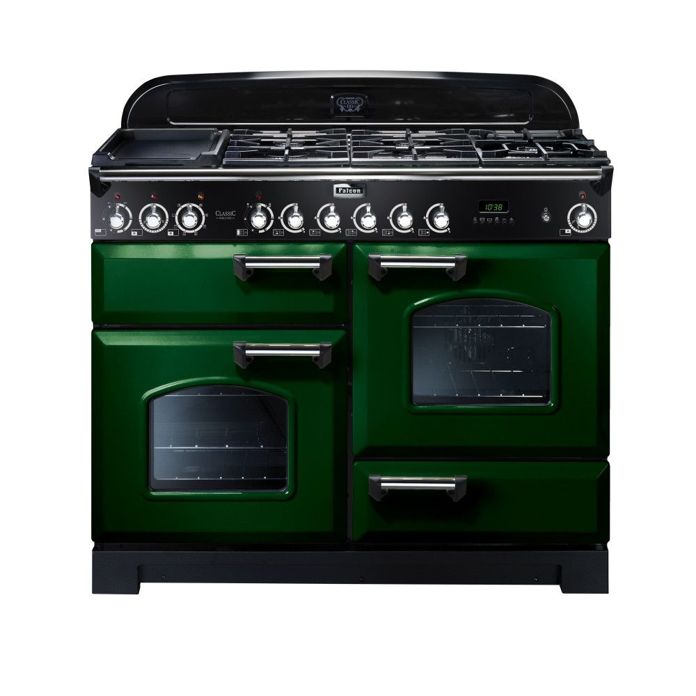 Falcon Classic Deluxe 110 Dual Fuel Fornuis - Groen - 110cm