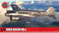 Airfix Modelbouwpakket Vliegtuigen - 09191A Avro Anson Mk.I - Propeller Vliegtuig Plastic - 1:48 - Modelbouw