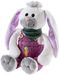 Heunec 335370 pluche dier, wit, paars