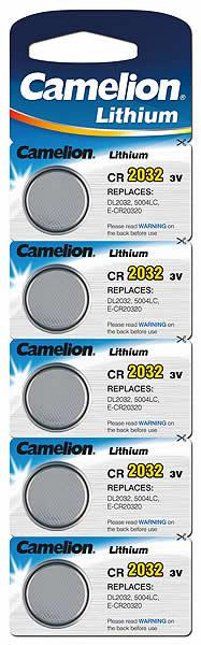 Camelion CR2032 3V Lithium Knoopcellen - 5 stuks