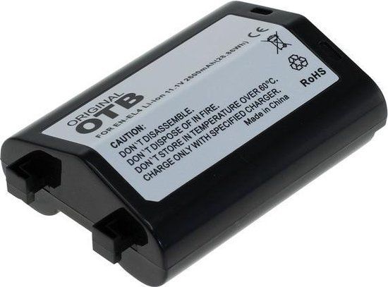 OTB Camera-accu EN-EL4 / EN-EL4a voor Nikon
