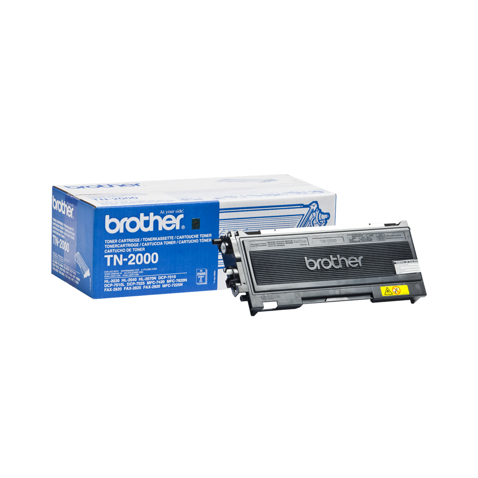Brother TN2000 Zwart Toner Cartridge - Compatibel met DCP-7010, DCP-7010L, FAX-2820, HL-2030, FAX-2920, DCP-7025, HL-2040, HL-2070N, MFC-7225N, MFC-7420, MFC-7820N