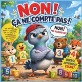 Non ! Ça ne compte pas !: Une histoire drôle et réconfortante sur les grandes émotions, les essais courageux et l'apprentissage d'un chiffre à la fois ... et amusant | Livre interactif de comptage