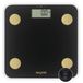 Salter Analyser Smart Scale, badkamerweegschaal 180 kg, 7 metingen | Zwart veiligheidsglas platform, gouden analysesensoren, atletenmodus, 9 gebruikersprofielen, opstappen en starten