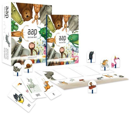 pelckmans Aap kiest een kaart - Educatief spel - 5+ jaar