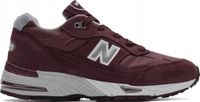 New Balance Shoes W991BBL Burgundy with ABZORB cushioning and C-CAP midsole