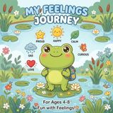 Little Frog Learns Feelings: Kawaii Coloring & First Words for Kids Ages 4 - 8