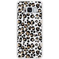 Samsung Galaxy S8 Leopard Verstevigd hoesje met sublimatie bedrukking
