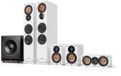 Teufel ULTIMA 40 Surround Power Edition 5.1-Set - Home cinema set met 2 vloerstaande speakers - 2 boekenplankspeakers - Centerspeaker en XXL subwoofer - wit