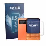 Savvies - Screenprotector voor Unihertz Titan 2 Elite (Voor+Camera) - Folie Beschermfolie transparant 18 Stuks