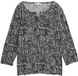 Tom Tailor - Crinkle blouse met patroon - Maat XS - navy abstract dot design